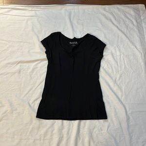 Plain black top light material